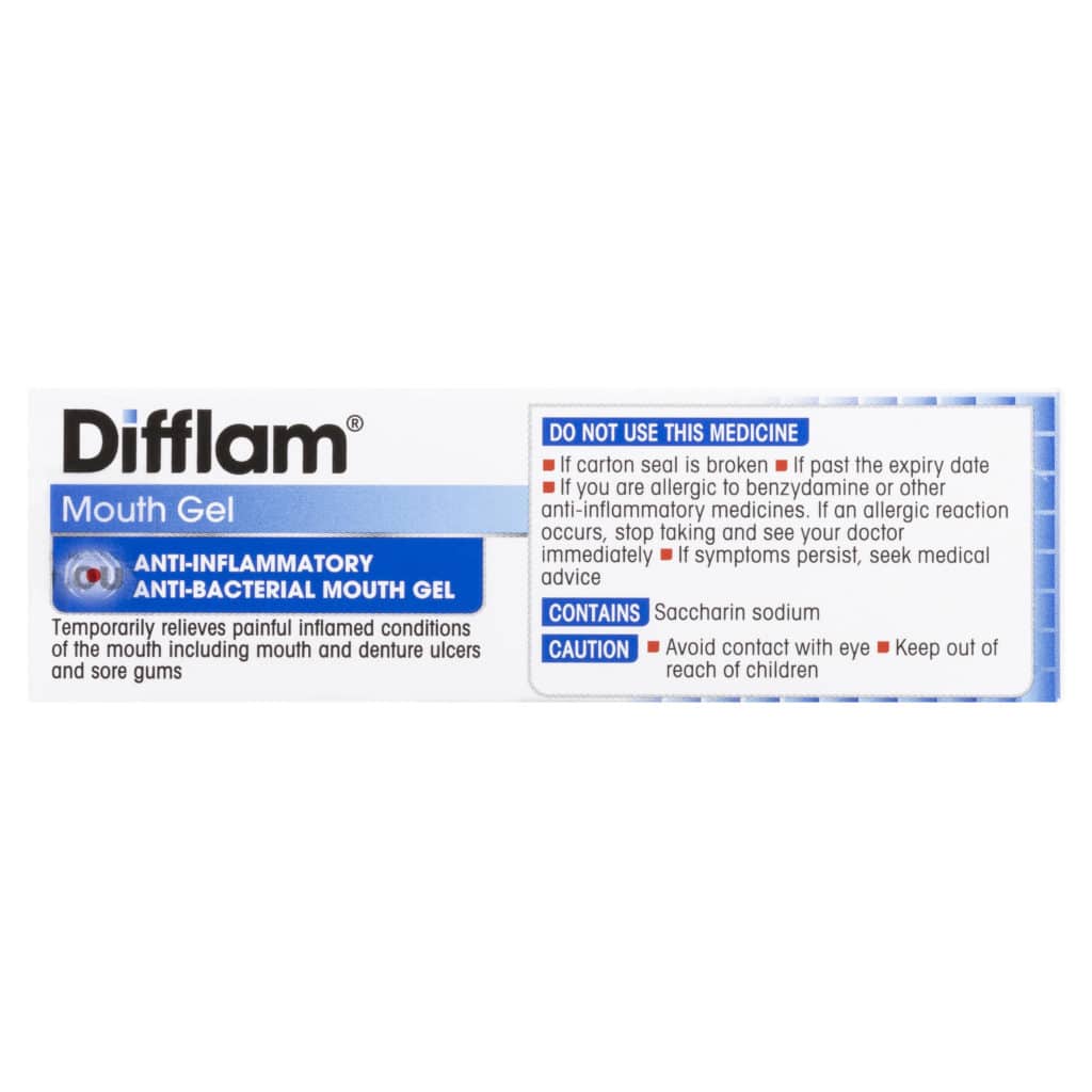 Difflam Mouth Gel Peppermint