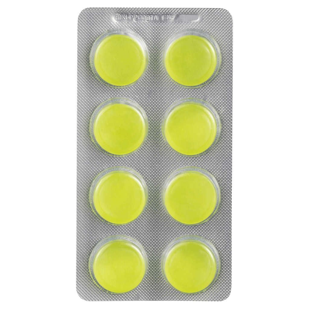 Difflam Plus Anaesthetic + Antibacterial + Anti-inflammatory Lozenges Pineapple Lime Flavour