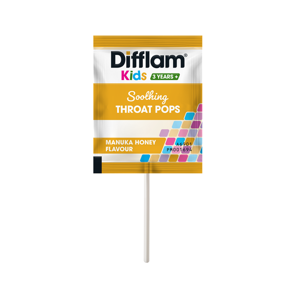 Difflam® Kids Soothing Throat Pops Manuka Honey