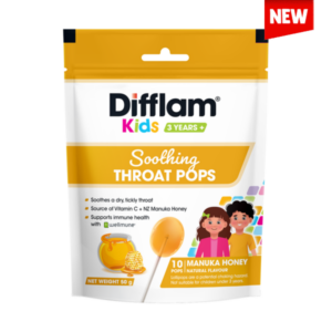 Difflam® Kids Soothing Throat Pops Manuka Honey