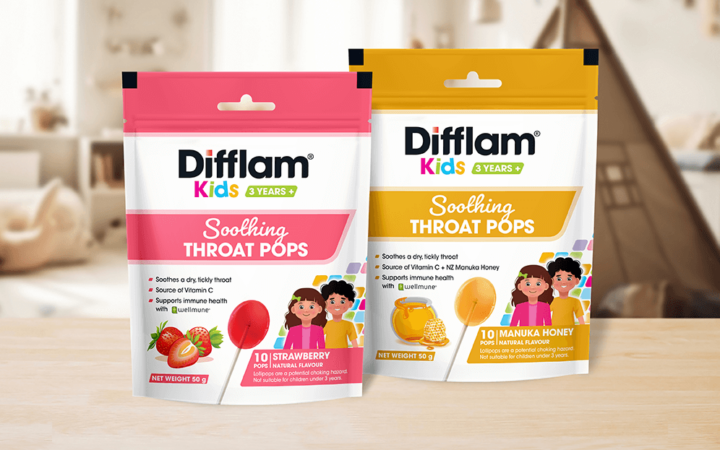 Kids Soothing Throat Pops